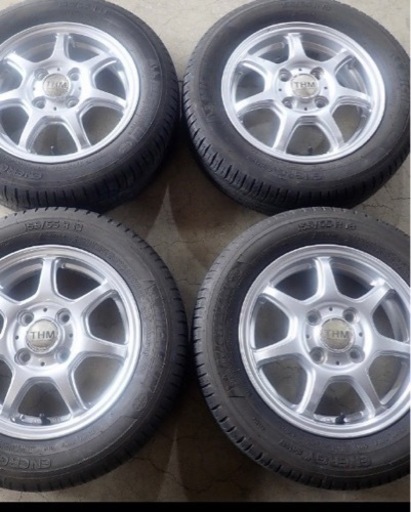 155/65R13 中古夏タイヤセット●13×4J 100/4H ET42