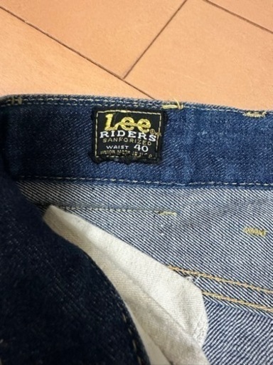 60年代後期　Lee 101z ビンテージ サイド黒タグ 色残り抜群！