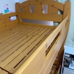 【行き先決定】丸みをおびてて可愛い2段ベット　の画像