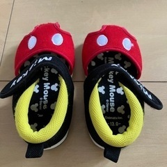 女の子用サンダル13cm　ミッキーの画像