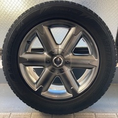 【美品】18インチ7.5JJ +40 ホイール4本 ムラーノ純正（ハイグロス塗装）タイヤ山無しの画像