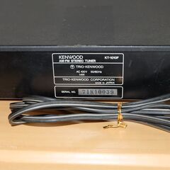 JUNK ジャンク KENWOOD ケンウッド AM/FM ステレオチューナー KT-1010F オーディオデッキ AV機器 @1の画像