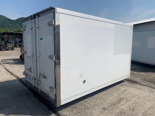 No.787 保冷バン 2ｔ 車  アルミ 箱 バイク 倉庫 トラック コンテナ 米 保管庫 物置 DIY
