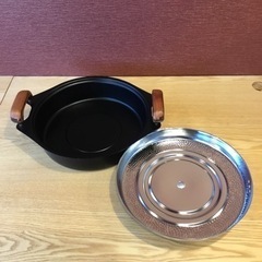 フタ付き鍋の画像