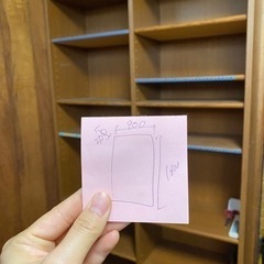 (3月16日受け渡し可能の方)木製棚の画像