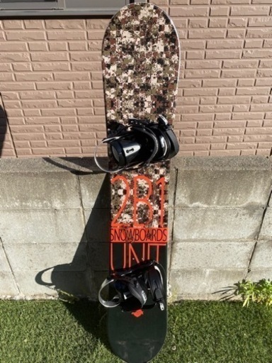 スノーボード、バインセット