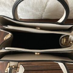 美品 フィフス/エディットシーン ワンサイド ベルト ハンドバッグ ホワイトの画像
