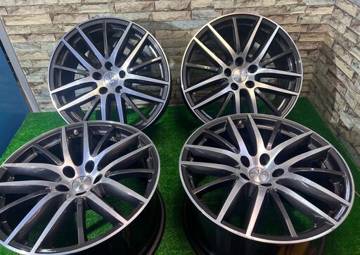 ★激安★マセラティ 純正 ホイール【F/8.5J×19 +44 ２本】【R/10J×19 +40 ２本】【 19インチ P.C.D 114.3 】【 5H114.3 】■ 4本セット■