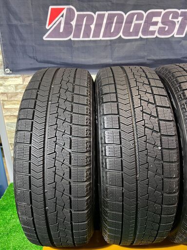 ◆美品◆バリ山◆225/60R17 ブリヂストン ブリザック VRX【2018年製】4本 ホイールセット スタッドレス 17インチ 7