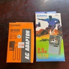 【レトロ家電】CASIO TV-770 2.3型 ポケット液晶カ...