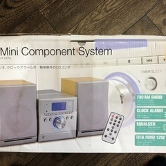 CDミニコンポ（中古品）の画像