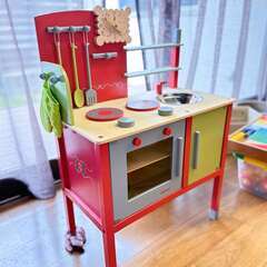 【おままごと】かわいい木製キッチン