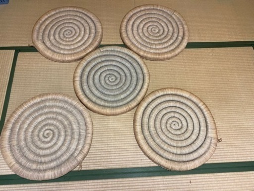 い草丸座布団　5枚