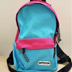 【No.11】OUTDOOR キッズリュックサック 水色/ピンク