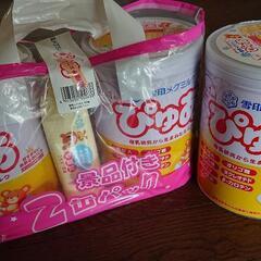粉ミルクぴゅあ大３缶