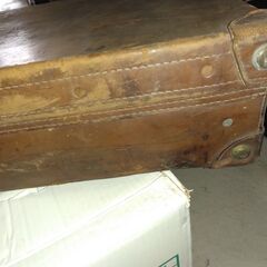 ビンテージ（昭和）　トランクケース（革張り）男はつらいよ！　寅さん！　フーテンの寅の画像