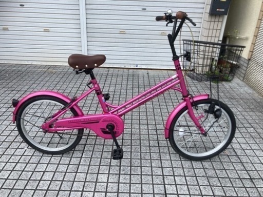 【20インチ自転車】美品❗️オススメ車　フロントバスケット付ミニベロ　スペアキーあり　若林自転車　浜大津店　SALE中❗️