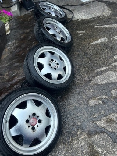 中古16インチアルミ、タイヤセット