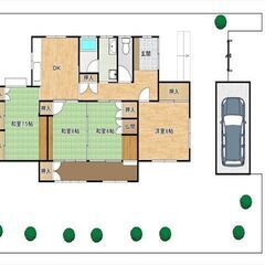 🏡🐶🐈ペット飼育可　100㎡越え賃貸平屋戸建て　筑紫野市二日市北🏡🐶🐈 - 筑紫野市