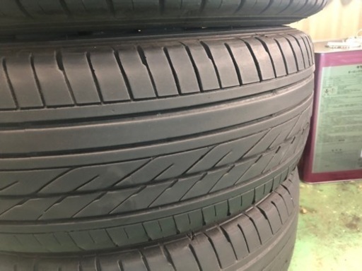 売り切れ　ハイエース等　グッドイヤー　215/60/R17 ホワイトレター  ナスカー