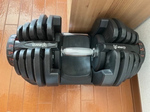 38キロアジャスタブルダンベル2つセット