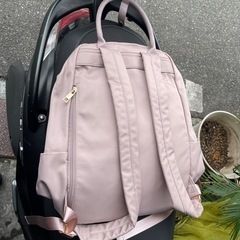 配色リボン付きワーク&マザー２ＷＡＹリュックの画像