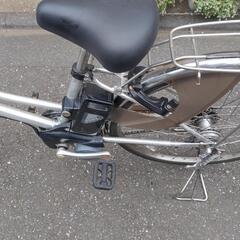 【お引渡し決定しました。】電動アシスト自転車　パナソニック　ビビ　26型  シルバー　バッテリー6.6ah  充電器付　の画像
