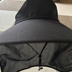 ☆日焼け防止帽子ブラック未使用☆の画像