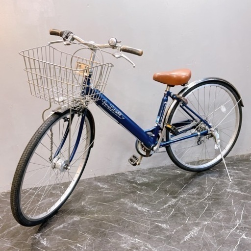 【113】一般車 シティ車 gimlet ブルー 27インチ 変速付き ★整備済み
