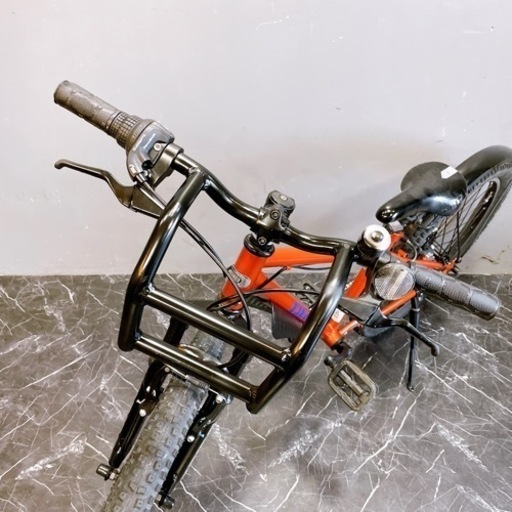 【116】子供用自転車 MTB DRIDE オレンジ 24インチ 変速付き ★整備済み