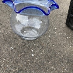 金魚鉢　ガラス