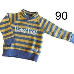 BABY DOLL 長袖　ニット　90cm