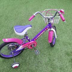 16インチ　子供用　自転車　補助輪　スタンド(おまけ)