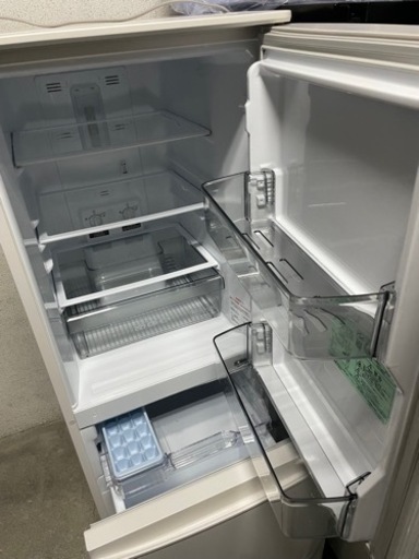 2020年製 三菱電機 2ドア冷蔵庫 MR-P15F-W/146L/右開き/静音設計/マットホワイト