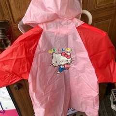 雨具　かっぱ　キティちゃん100センチ