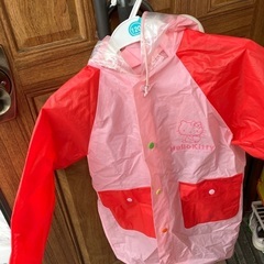 雨具　かっぱ　キティちゃん100センチの画像