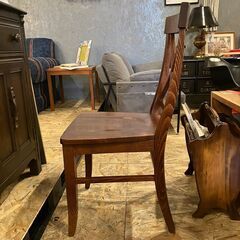 Pottery Barn ポッタリーバーン アームレスチェア ダークブラウン アメリカ ●BA05M011の画像
