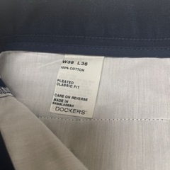大きいサイズDOCKERS綿パン・チノパン2枚セットの画像