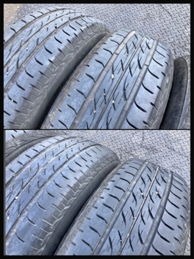165/70R14 タイヤホイール4本 ブリヂストン NEXTRY 14インチ 6JJ ET38 4穴 マルチ カローラ ヴィッツ フ