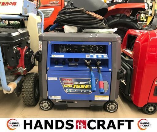 ✨デンヨー　中古美品　使用2時間　GAW-155ES　エンジンウェルダー✨うるま市田場✨