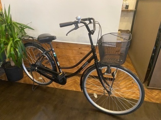 26インチ　ママチャリ　ブラック