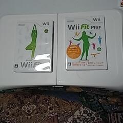 バランスWiiボードとWiifitとWiifitプラス(未開封)です。