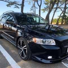 最終型ボルボV50後期　2.5Tターボ230馬力　ビルシュタインB12　Rデザインアルミ、ミラーウィンカーシーケンシャルの画像