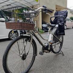 SALE！SALE！電動アシスト自転車　ブリヂストン　ハイディーB　グレー　26インチ バッテリー8.9ah　充電器付の画像