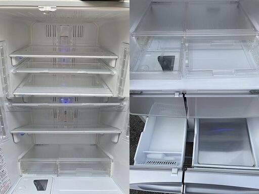 ★ 動作〇 ★ 冷蔵庫 三菱 MR-E50R -S 501L 685x673x1821mm 10年製 自動製氷 ノンフロン 冷凍 冷蔵