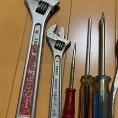 取り引き中　　工具　金槌　ドライバー　モンキーレンチ！の画像