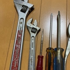 取り引き中　　工具　金槌　ドライバー　モンキーレンチ！の画像
