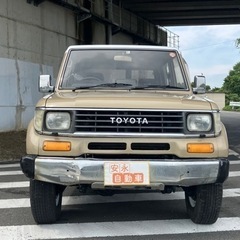希少車🎉ランドクルーザープラド70系ショートボディーMT オールペイント人気のツートン🎉タイミングベルト交換済み🚘🚘の画像
