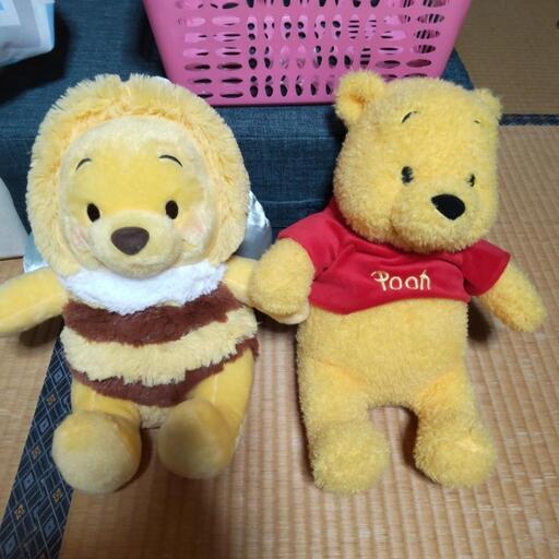 プーさんぬいぐるみ もらってください