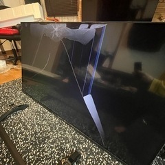 ハイセンス　50型　液晶割れ　無料　